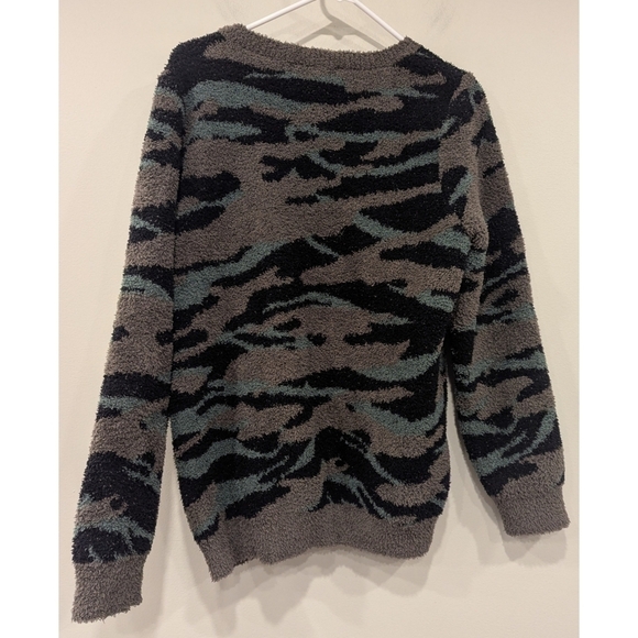 Barefoot Dreams CozyChic Seaside Crew Pullover Size Large - Picture 2 of 5